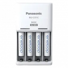 Încărcător Acumulatori Panasonic BQ-CC51C, Alb