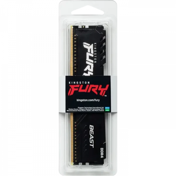 Memorie RAM Kingston FURY Beast RGB, DDR4 SDRAM, 3200 MHz, 16GB, KF432C16BB1A/16