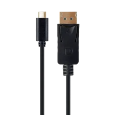 Cablu Video Cablexpert A-CM-DPM-01, USB Type-C (M) - DisplayPort (M), 2 m, Negru