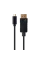Видеокабель Cablexpert A-CM-DPM-01, USB Type-C (M) - DisplayPort (M), 2 м, Чёрный