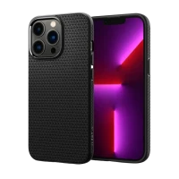 Чехол Spigen iPhone 13 Pro, Liquid Air, Матовый черный