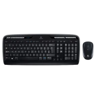 Клавиатура и мышь Logitech MK330, Беспроводное, Чёрный
