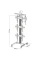 Suport TV Mobil Reflecta TV Stand 55T, Argintiu