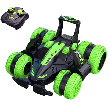 Радиоуправляемая игрушка SY Stunt Tumbling Wheel Car, Зеленый (SY012A)