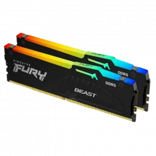 Memorie RAM Kingston FURY Beast RGB, DDR5 SDRAM, 5600 MHz, 32 GB, KF556C36BBEAK2-32