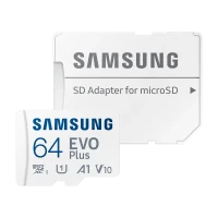 Карта памяти Samsung EVO Plus MicroSDXC, 64Гб (MB-MC64SA/CN)