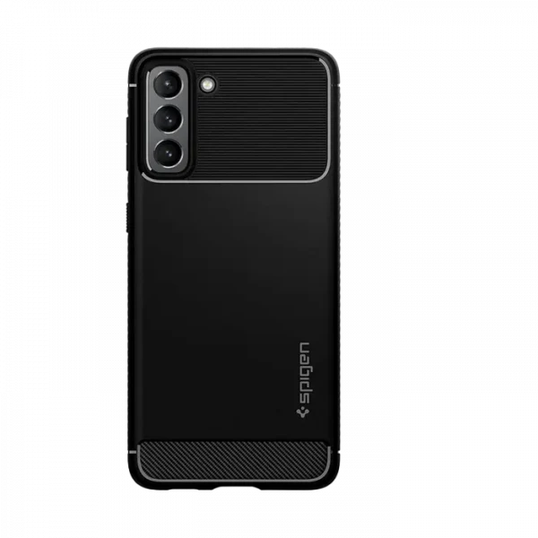 Чехол Spigen Galaxy S21, Rugged Armor, Матовый черный