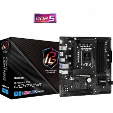 Placă de bază ASRock B760M PG LIGHTNING, LGA1700, Intel B760, Micro-ATX