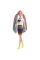 Păpușa Barbie Leopard rainbow hair GRN81