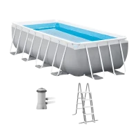Piscină cu cadru metalic Intex Metal Frame, 6836L, Gri, 26788