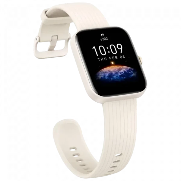 Ceas inteligent Xiaomi Amazfit Bip 3 Pro, 44mm, Bej