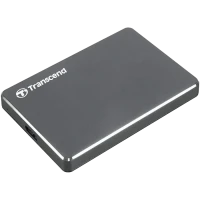 HDD portabil extern Transcend StoreJet 25C3, 1 TB, Grey (TS2TSJ25C3N)