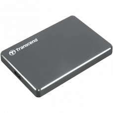 HDD portabil extern Transcend StoreJet 25C3, 1 TB, Grey (TS2TSJ25C3N)