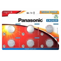 Baterii rotunde Panasonic CR-2025EL, CR2025, 6buc.