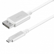 Cablu Video Moshi USB-C to DisplayPort Cable (1.5 m), USB Type-C/DisplayPort, 1,5m, Alb