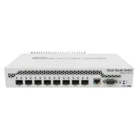 Switch de rețea MikroTik CRS309-1G-8S+IN, Alb