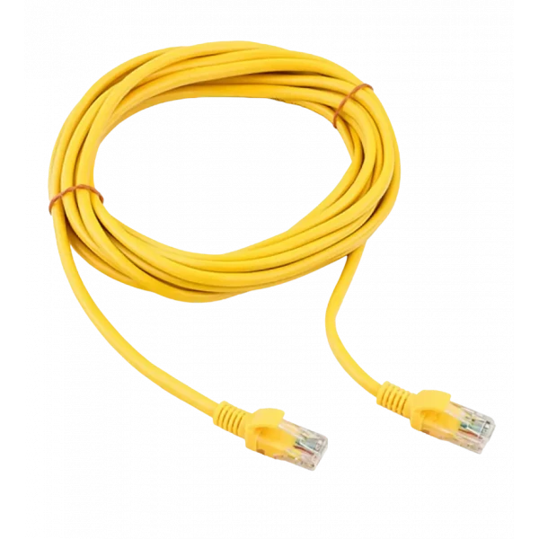 Patch cord Cablexpert PP12-5M/Y, CAT5e UTP, 5m, Galben