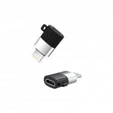 Adaptor USB XO NB149A, micro-USB (F)/USB Type-C, Negru