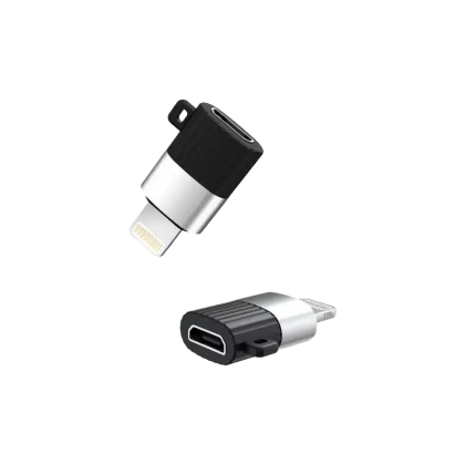 Адаптер USB XO NB149A, micro-USB (F)/USB Type-C, Чёрный