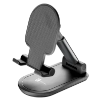 Настольный держатель телефона Cellularline TABLESTANDK, Чёрный