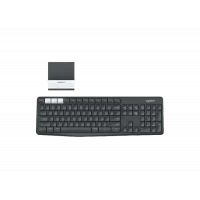 Tastatură Logitech K375s, Fără fir, Grafit