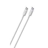Кабель для зарядки и синхронизации Cellularline Become Eco Cable Type-C to Type-C, USB Type-C/USB Type-C, 1м, Белый