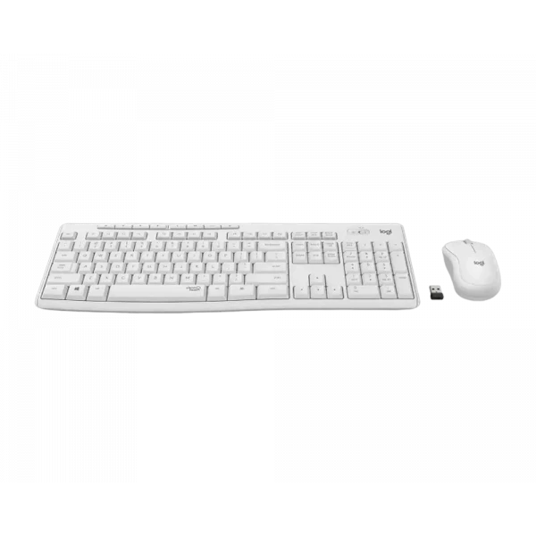 Клавиатура и мышь Logitech MK295, Беспроводное, Белый