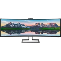48,8 Монитор Philips 499P9H, VA 5120x1440 Dual QHD, Чёрный