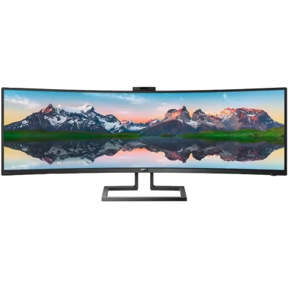 48,8 Монитор Philips 499P9H, VA 5120x1440 Dual QHD, Чёрный