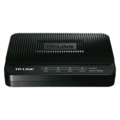 ADSL Модем TP-LINK TD-8616, ADSL/ADSL2/ADSL2 + до 24 Мбит/с, Чёрный