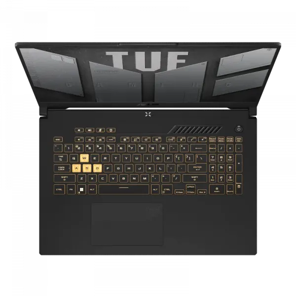 Игровой ноутбук 17,3 ASUS TUF Gaming F17 FX707VU4, Jaeger Gray, Intel Core i7-13700H, 16Гб/1024Гб, Без ОС