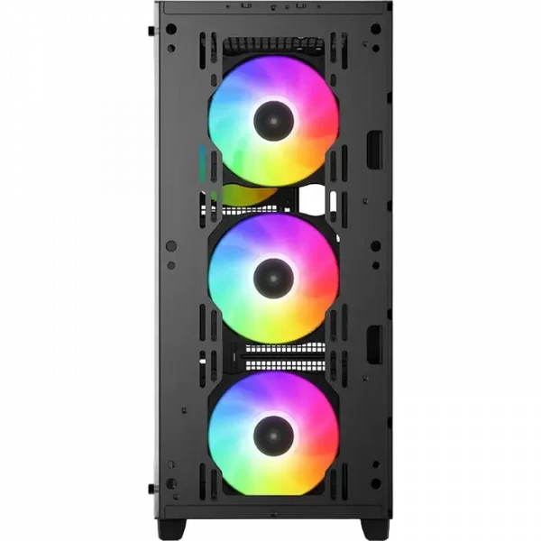 Carcasă PC Deepcool CC560 ARGB, Midi-Tower, ATX PS2 , Negru