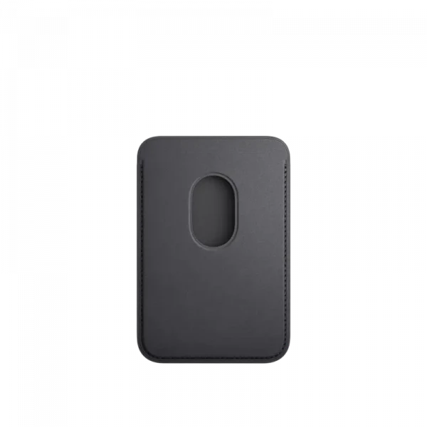 Чехол-бумажник Apple iPhone FineWoven Wallet with MagSafe, Чёрный