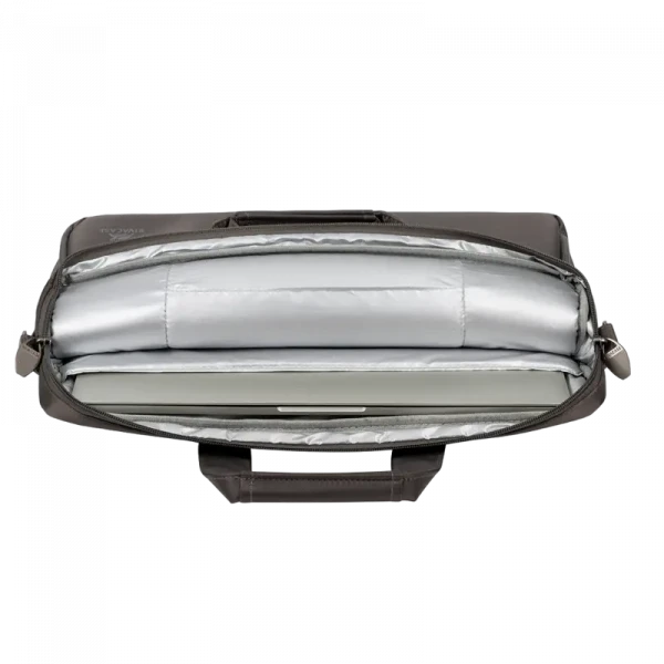 Geantă pentru Laptop Rivacase Tiergarten, 15.6, Poliester, Bej