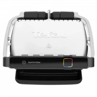 Электрический Гриль Tefal OptiGrill Elite, 2000Вт, Серебристый