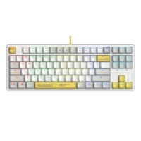 Tastatură Bloody S87, Cu fir, Alb