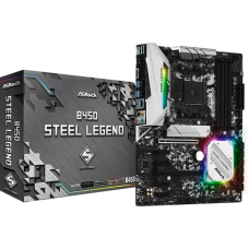 Placă de bază ASRock B450 STEEL LEGEND, AM4, AMD B450, ATX