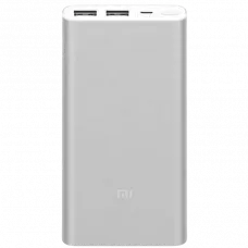 Acumulator extern Xiaomi Power Bank 2S, 10000mAh, Argintiu
