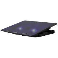 Охлаждающая подставка для ноутбука Gembird NBS-2F15-02, 15,6, Чёрный