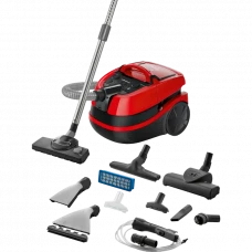 Aspirator Bosch BWD421PET, Rosu | Negru