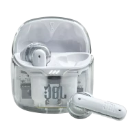 Căști JBL Tune Flex Ghost Edition, Alb