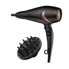 Uscător de păr BaByliss Bronze Shimmer D566E, 2200 W, Negru
