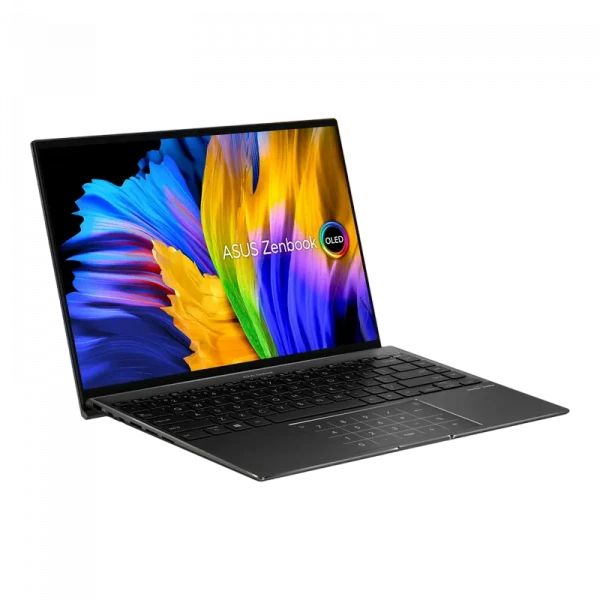 Ноутбук 14 ASUS Zenbook 14X OLED UM5401QA, Jade Black, AMD Ryzen 5 5600H, 8Гб/512Гб, Без ОС