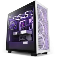 Carcasă PC NZXT H7 Flow, Midi-Tower, ATX, Alb | Negru