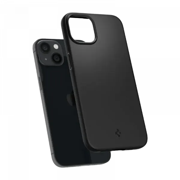 Husă Spigen iPhone 13, Thin Fit, Negru