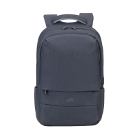 Rucsac pentru Laptop RivaCase Prater, 17.3, Poliester, Gri închis