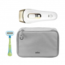 Fotoepilator BRAUN PL5014, Alb/Auriu