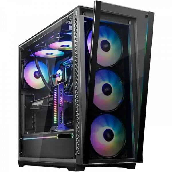 Компьютерный корпус Deepcool MATREXX 70 ADD-RGB 3F, Midi-Tower, ATX, Чёрный