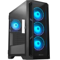Carcasă PC Chieftec GA-01B-TG-OP, Midi-Tower, Fără PSU, Negru
