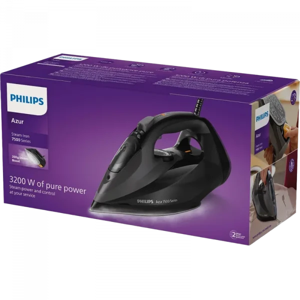 Утюг Philips DST7511/80, 3200Вт, Чёрный